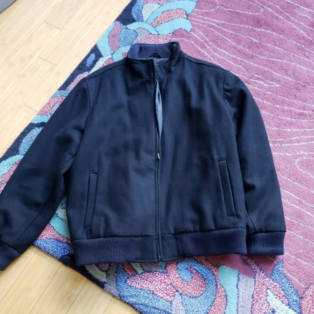 Pea Coat men XXL Black